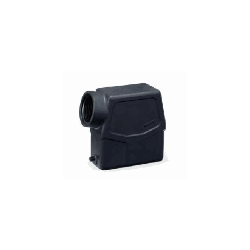 Capot 10A, Polyamide, Polyamide, IP65, Sortie horizontale, M25